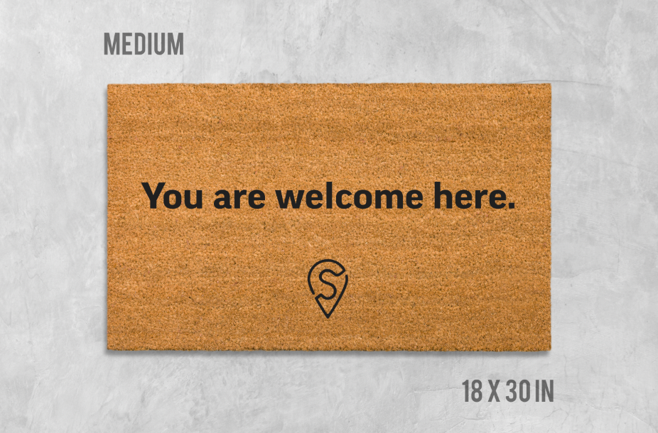 140 Custom Doormats for The Spero Project