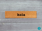 Hola Skinny Doormat - Slim Natural Coir Welcome Mat