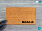 Mahalo Doormat, Mahalo Door Mat, Mahalo Welcome Mat, Hawaii Doormat, Hawaii Door Mat, Hawaii Welcome Mat, Island Doormat, Hawaiian Door Mat