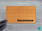 French Bienvenue Doormat - Natural Coir Welcome Mat