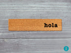 Hola Skinny Doormat - Slim Natural Coir Welcome Mat