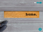 Skinny Natural Coir Doormat, Slim Welcome Mat (Compact Size)