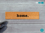 Skinny Natural Coir Doormat, Slim Welcome Mat (Compact Size)