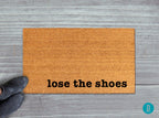 Lose The Shoes Doormat: Natural Coir, Latex Backed Welcome Mat