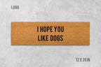 Doormat: Funny Dog Design, Natural Coir (Latex Backing, Outdoor Use)