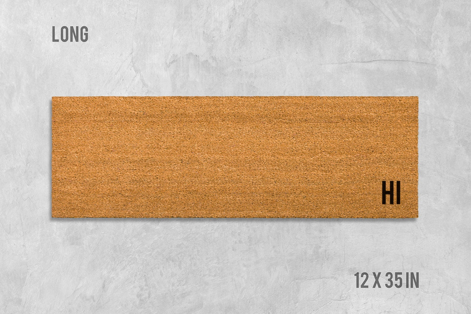 Hi Doormat, Hi Door Mat, Funny Doormat, Housewarming Gift, Wedding Gift, Hi Welcome Mat, Hi Mat, Welcome Mat, Birthday Gift, Sup Doormat
