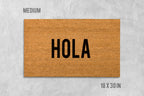 Hola Doormat: Natural Coir Welcome Mat (Latex Backing)
