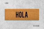 Hola Doormat: Natural Coir Welcome Mat (Latex Backing)