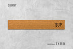 Funny Skinny Doormat: Sup Welcome Mat for Small Spaces