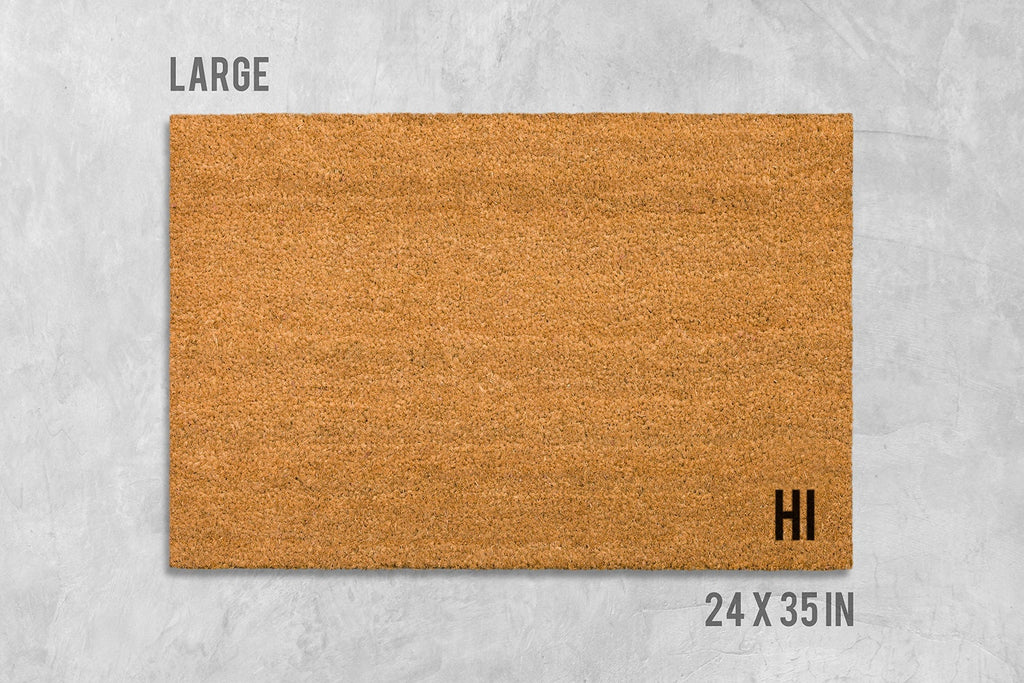 Hi Doormat, Hi Door Mat, Funny Doormat, Housewarming Gift, Wedding Gift, Hi Welcome Mat, Hi Mat, Welcome Mat, Birthday Gift, Sup Doormat