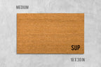 Funny Sup Doormat, Natural Coir (Latex Backing, Outdoor Use)