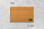 Funny Sup Doormat, Natural Coir (Latex Backing, Outdoor Use)