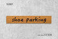 Shoe Parking Skinny Doormat - Compact Funny Welcome Mat
