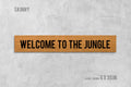 Welcome To The Jungle Door Mat, Welcome To The Jungle Doormat, Funny Doormat, Housewarming, Birthday, Wedding, Funny Gift, Cute Doormat