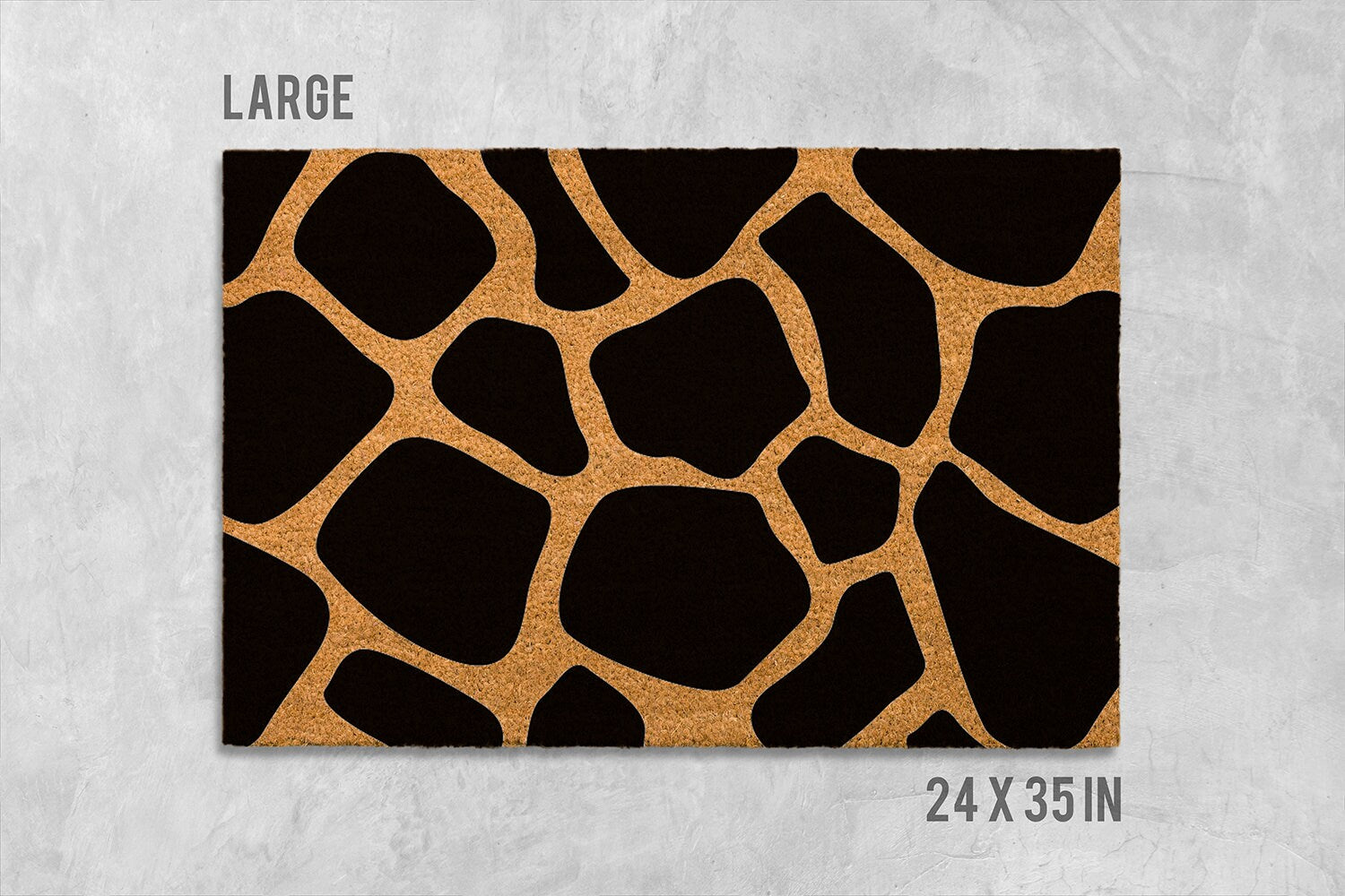 Giraffe Doormat, Giraffe Door Mat, Animal Doormat, Animal Door Mat, Animal Print, Giraffe Print, Housewarming Gift, Welcome Mat, Birthday
