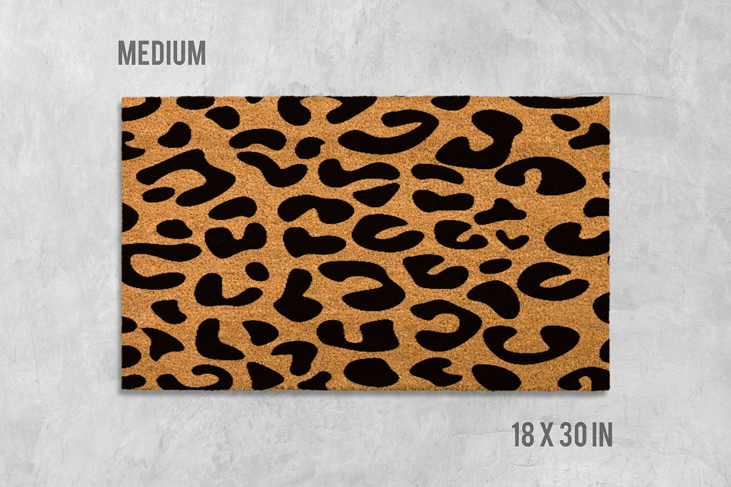 Leopard Doormat, Leopard Door Mat, Animal Doormat, Animal Door Mat, Animal Print, Leopard Print, Housewarming Gift, Welcome Mat, Birthday