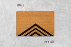 Triangle Doormat, Triangle Door Mat, Modern Doormat, Modern Door Mat, Cute Doormat, Cute Door Mat, Housewarming Gift, Welcome Mat, Birthday