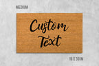 Custom Doormat: Personalized Housewarming Mat (Natural Coir)