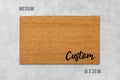 Custom Doormat: Personalized Housewarming Mat (Natural Coir)