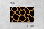 Giraffe Doormat, Giraffe Door Mat, Animal Doormat, Animal Door Mat, Animal Print, Giraffe Print, Housewarming Gift, Welcome Mat, Birthday