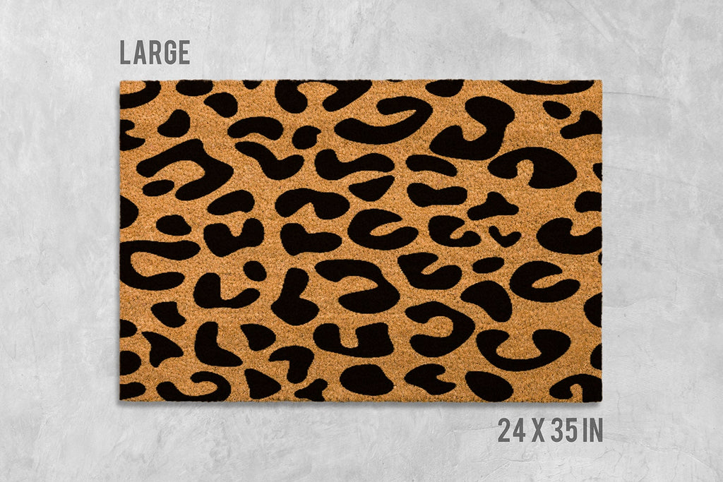 Leopard Doormat, Leopard Door Mat, Animal Doormat, Animal Door Mat, Animal Print, Leopard Print, Housewarming Gift, Welcome Mat, Birthday