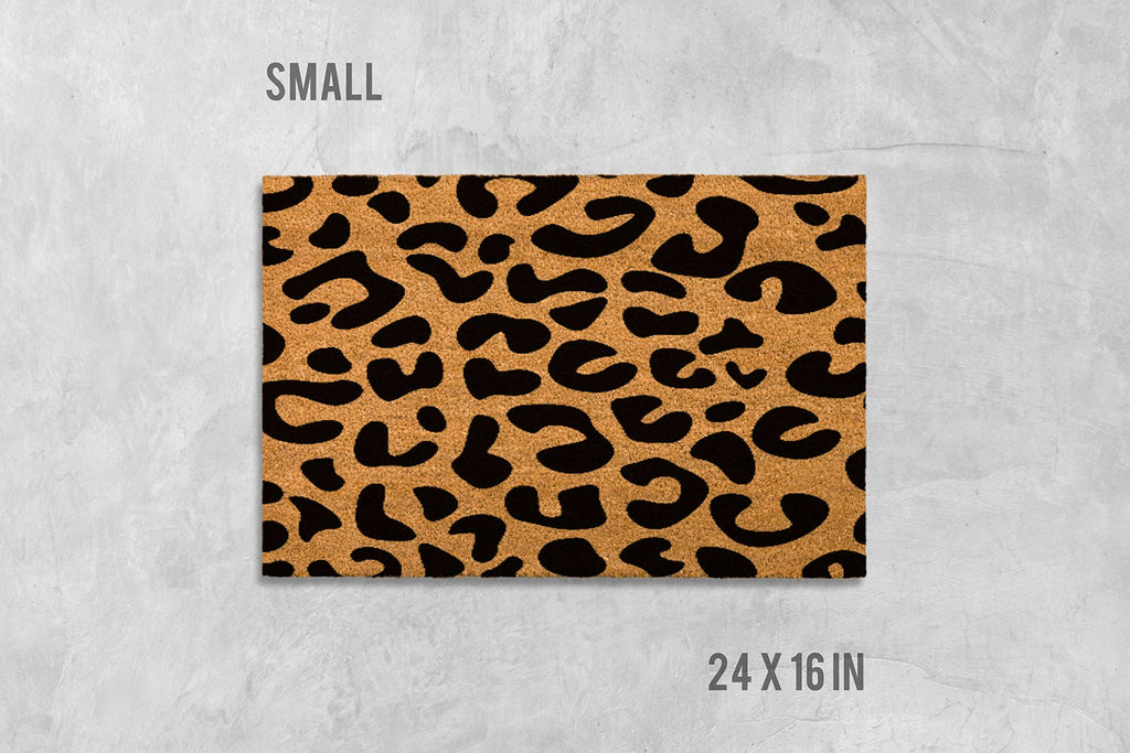 Leopard Doormat, Leopard Door Mat, Animal Doormat, Animal Door Mat, Animal Print, Leopard Print, Housewarming Gift, Welcome Mat, Birthday