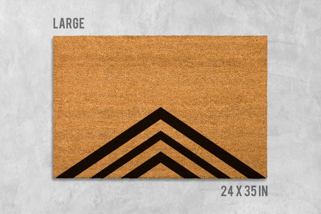 Triangle Doormat, Triangle Door Mat, Modern Doormat, Modern Door Mat, Cute Doormat, Cute Door Mat, Housewarming Gift, Welcome Mat, Birthday