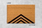 Triangle Doormat, Triangle Door Mat, Modern Doormat, Modern Door Mat, Cute Doormat, Cute Door Mat, Housewarming Gift, Welcome Mat, Birthday