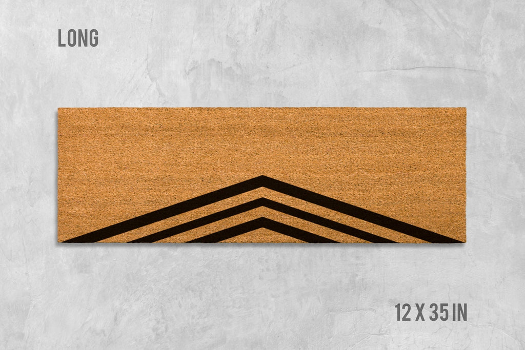Triangle Doormat, Triangle Door Mat, Modern Doormat, Modern Door Mat, Cute Doormat, Cute Door Mat, Housewarming Gift, Welcome Mat, Birthday