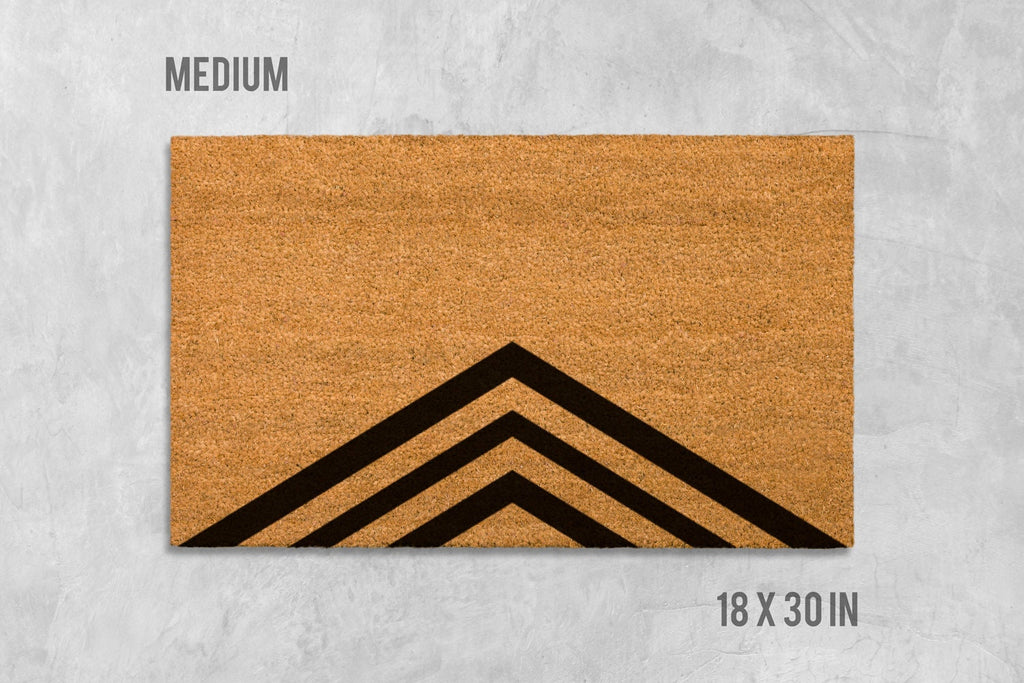 Triangle Doormat, Triangle Door Mat, Modern Doormat, Modern Door Mat, Cute Doormat, Cute Door Mat, Housewarming Gift, Welcome Mat, Birthday