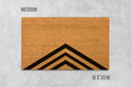Triangle Doormat, Triangle Door Mat, Modern Doormat, Modern Door Mat, Cute Doormat, Cute Door Mat, Housewarming Gift, Welcome Mat, Birthday