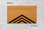 Triangle Doormat, Triangle Door Mat, Modern Doormat, Modern Door Mat, Cute Doormat, Cute Door Mat, Housewarming Gift, Welcome Mat, Birthday
