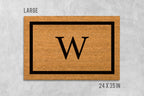Personalized Doormat: Initial Design - Natural Coir Fiber