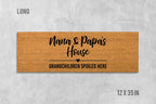 Nana and Papa Doormat, Funny Grandparents Welcome (Coir, Latex)