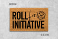 Dungeons and Dragons Doormat: Roll Initiative Design - Natural Coir