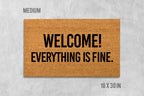 Welcome Doormat: Funny House Mat (Coir, Latex, Outdoor)