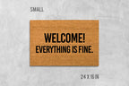 Welcome Doormat: Funny House Mat (Coir, Latex, Outdoor)