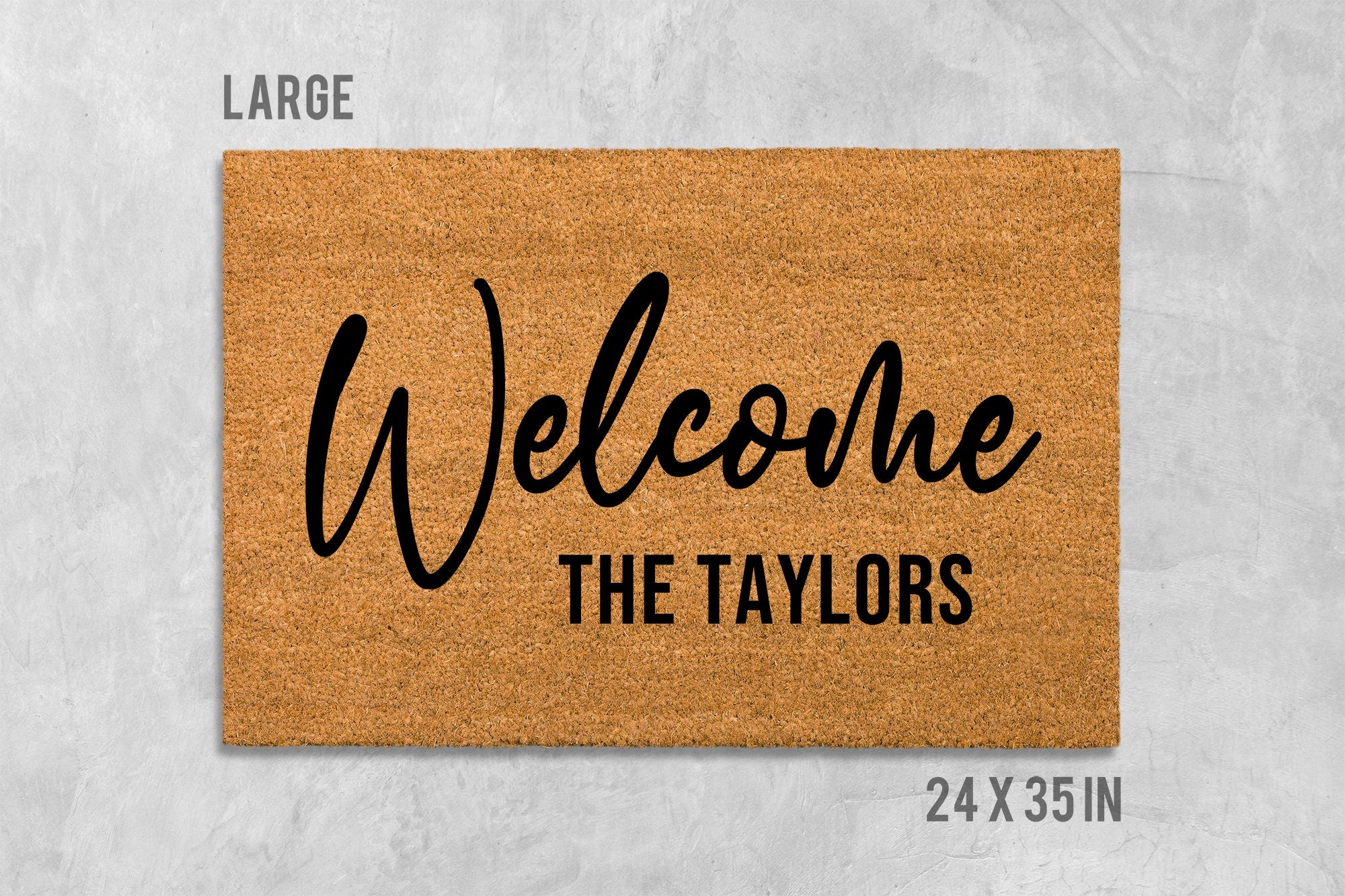 Doormat Custom Door Mat Large Custom Doormat Personalized Custom Welcome Mat Last Name Doormat With Name Custom Welcome Mat Newlywed Gift