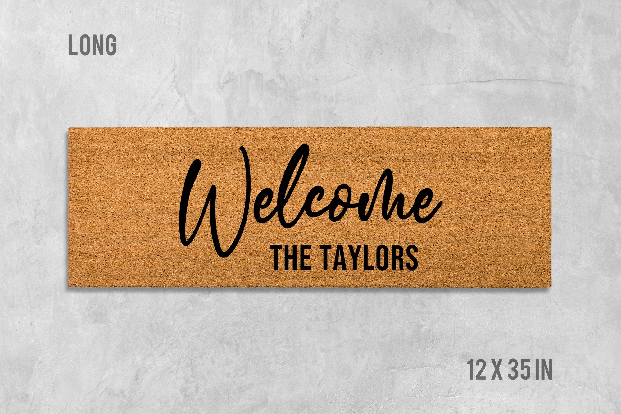 Doormat Custom Door Mat Large Custom Doormat Personalized Custom Welcome Mat Last Name Doormat With Name Custom Welcome Mat Newlywed Gift