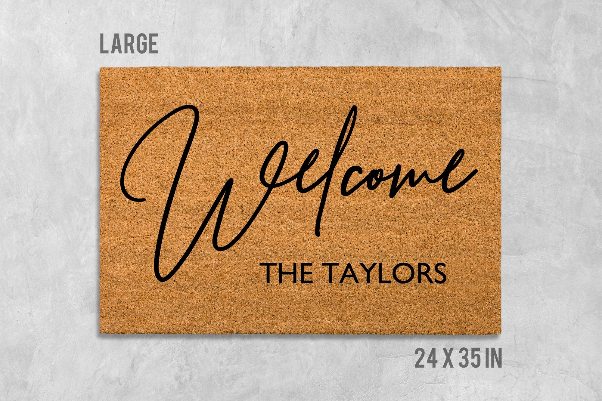 Doormat Custom Doormat Personalized Decor Last Name Doormat with Name Newlywed Gift Custom Welcome Mat Custom Door Mat Last Name Mat Family