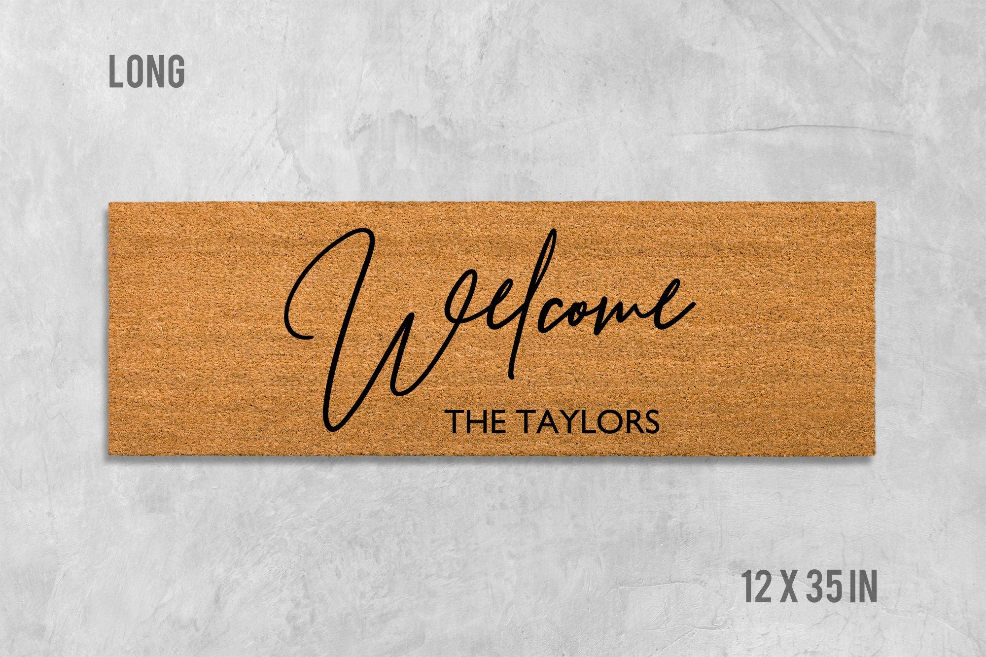 Doormat Custom Doormat Personalized Decor Last Name Doormat with Name Newlywed Gift Custom Welcome Mat Custom Door Mat Last Name Mat Family