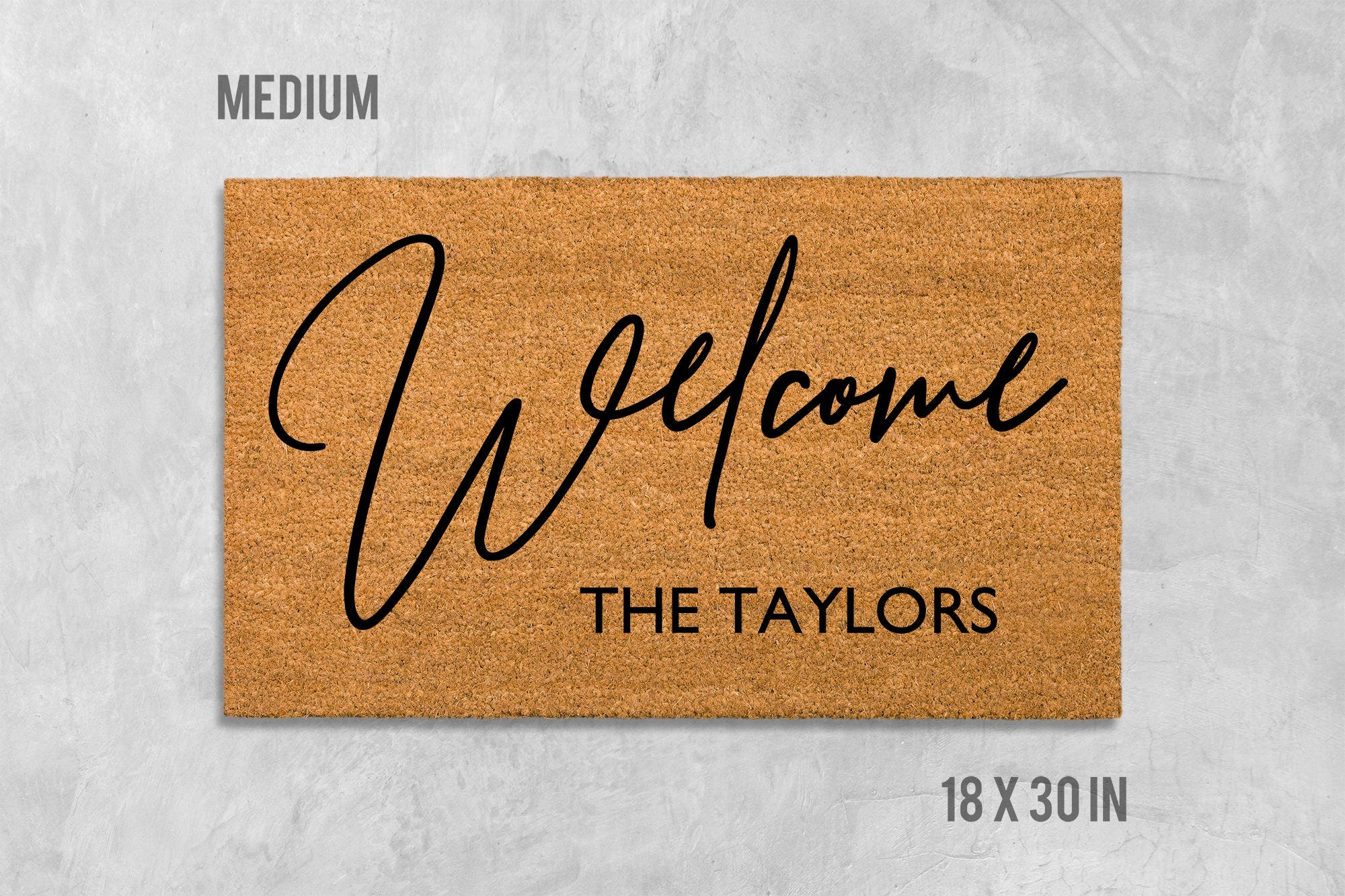 Doormat Custom Doormat Personalized Decor Last Name Doormat with Name Newlywed Gift Custom Welcome Mat Custom Door Mat Last Name Mat Family