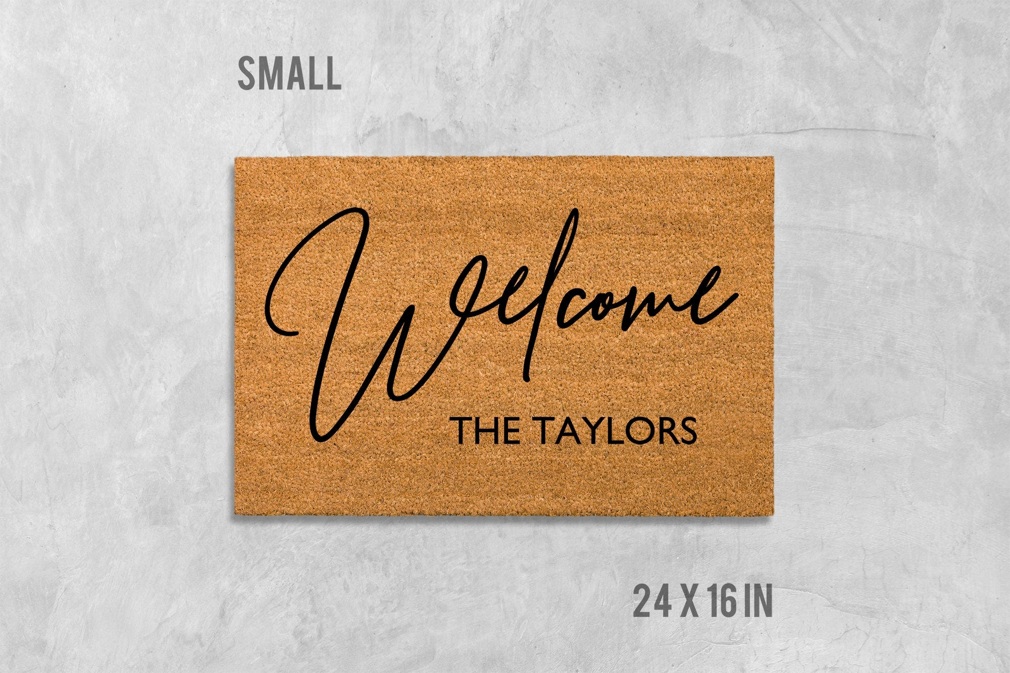 Doormat Custom Doormat Personalized Decor Last Name Doormat with Name Newlywed Gift Custom Welcome Mat Custom Door Mat Last Name Mat Family