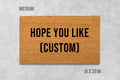 Personalized Doormat - Custom Text, Funny Housewarming Mat