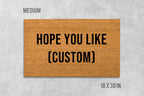 Personalized Doormat - Custom Text, Funny Housewarming Mat