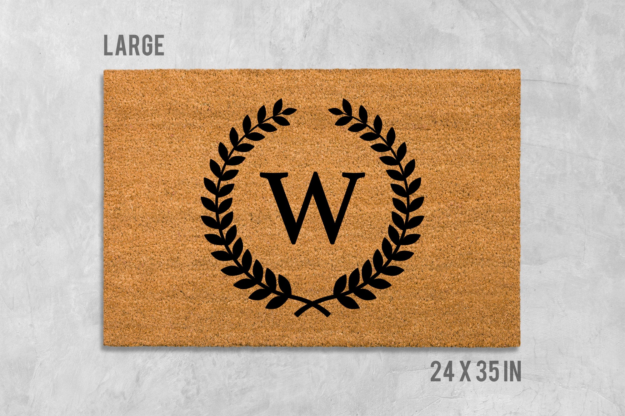 Custom Initial Doormat, Custom Family Doormat, Custom Last Name Doormat, Custom Letter Doormat, Initial Doormat, Custom Doormat, Initial Mat