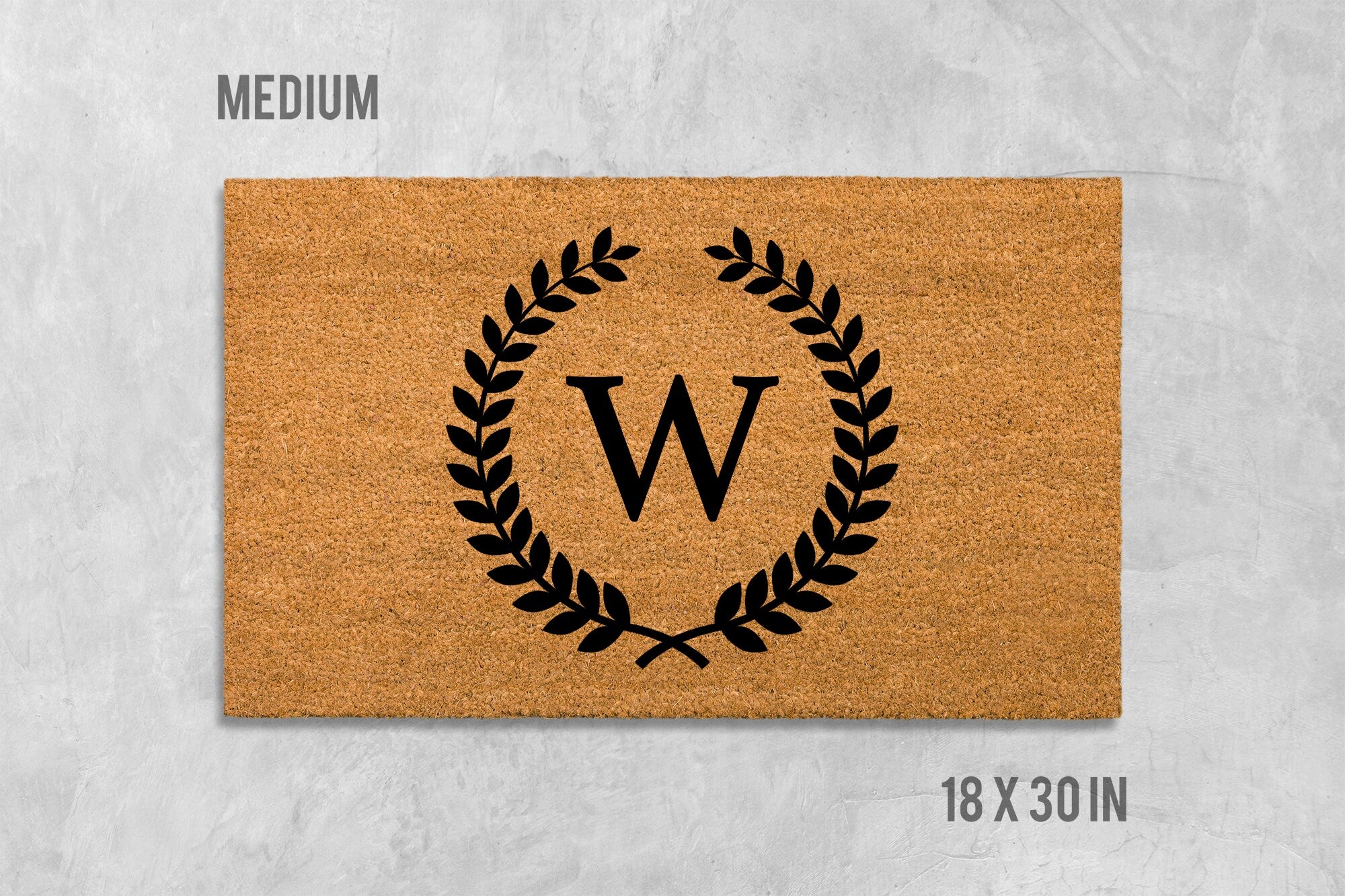 Custom Initial Doormat, Custom Family Doormat, Custom Last Name Doormat, Custom Letter Doormat, Initial Doormat, Custom Doormat, Initial Mat