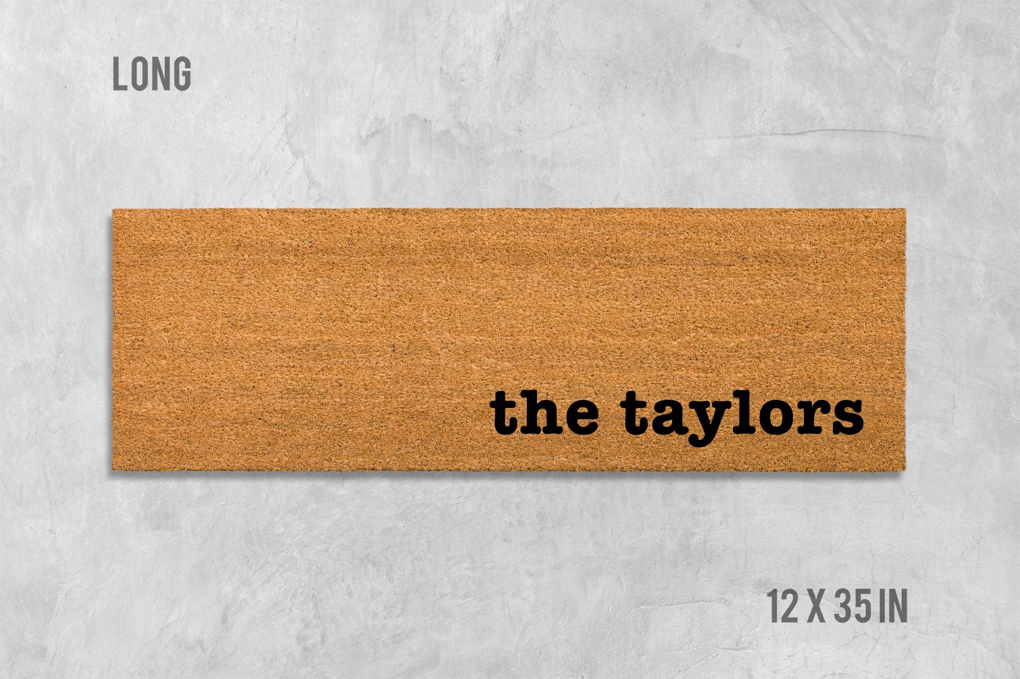 Custom Family Doormat, Custom Doormat, Housewarming Gift, Birthday Gift, Last Name Doormat, Last Name Door Mat, Surname Doormat, Wedding