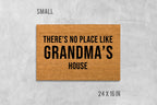 Custom Place Doormat, Custom Family Doormat, Housewarming Gift, Birthday Gift, Anniversary Gift, There's No Place Like, Welcome Mat, Gramdma
