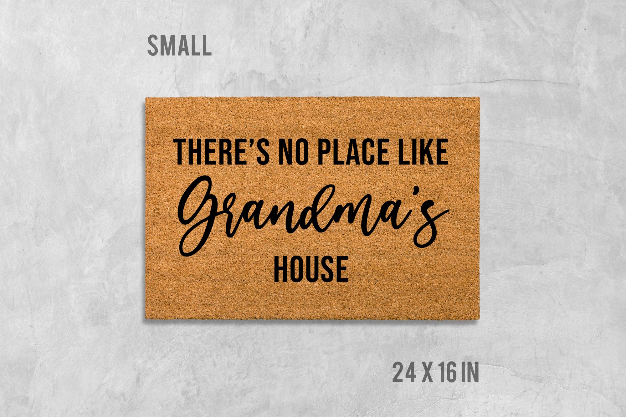 Custom Place Doormat, Family Welcome Mat (Personalized Text)